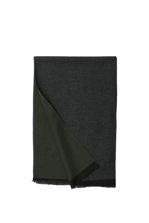 Koyu Yeşil Çift Taraflı Düz Atkı