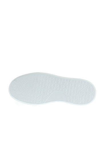 Beyaz Sneaker Deri Ayakkabı