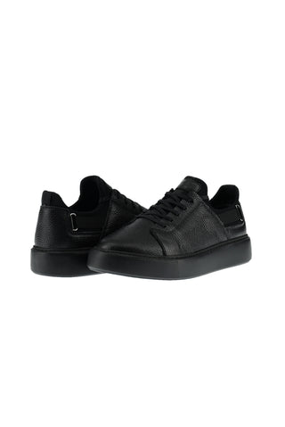  Siyah Sneaker Deri Ayakkabı