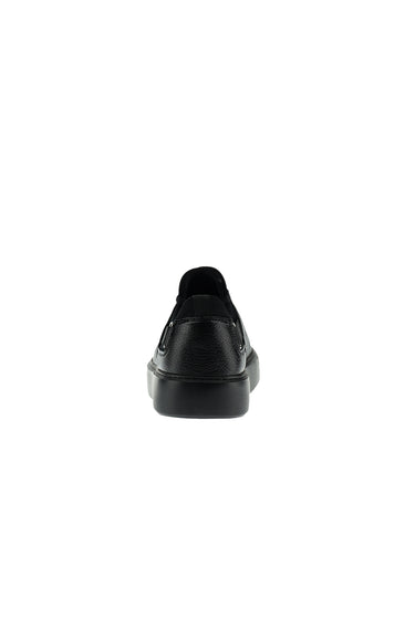 Siyah Sneaker Deri Ayakkabı