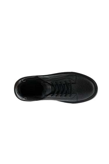 Siyah Sneaker Deri Ayakkabı