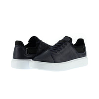 Koyu Lacivert Sneaker Deri Ayakkabı