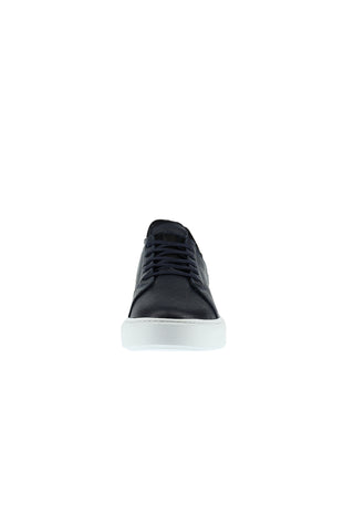  Koyu Lacivert Sneaker Deri Ayakkabı