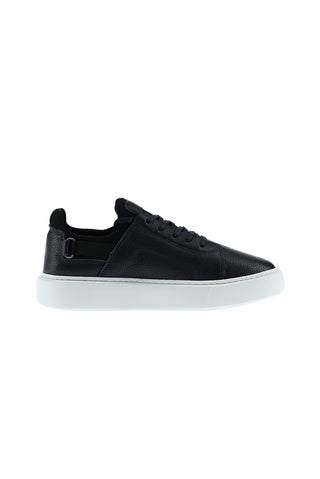  Koyu Lacivert Sneaker Deri Ayakkabı