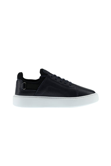 Koyu Lacivert Sneaker Deri Ayakkabı