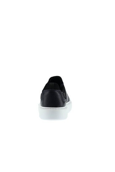 Koyu Lacivert Sneaker Deri Ayakkabı