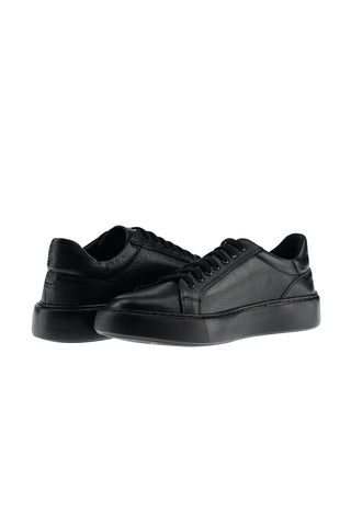  Siyah Sneaker Deri Ayakkabı