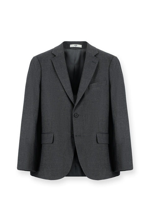 Açık Füme 4 Drop Relaxed Fit Rahat Kesim Klasik Desenli Ceket