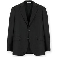 Koyu Füme 4 Drop Relaxed Fit Rahat Kesim Klasik Desenli Ceket