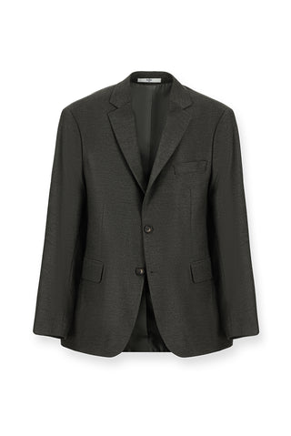  Koyu Kahve 4 Drop Relaxed Fit Rahat Kesim Klasik Desenli Ceket
