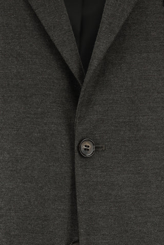  Koyu Kahve Relaxed Fit Rahat Kesim Klasik Desenli Ceket