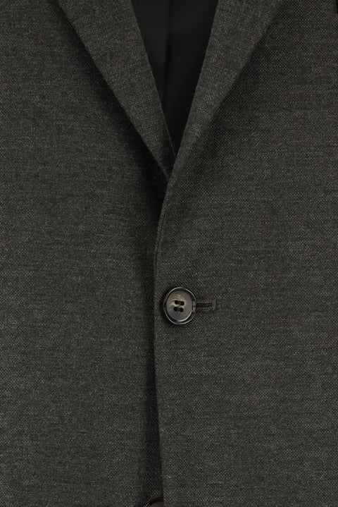 Koyu Kahve 4 Drop Relaxed Fit Rahat Kesim Klasik Desenli Ceket