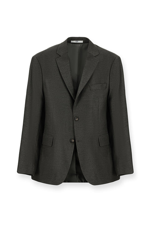 Koyu Kahve 4 Drop Relaxed Fit Rahat Kesim Klasik Desenli Ceket