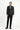 Siyah Super Slim Fit Ekstra Dar Kesim Desenli Spor Ceket
