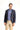 Koyu Lacivert Super Slim Fit Ekstra Dar Kesim Desenli Spor Ceket