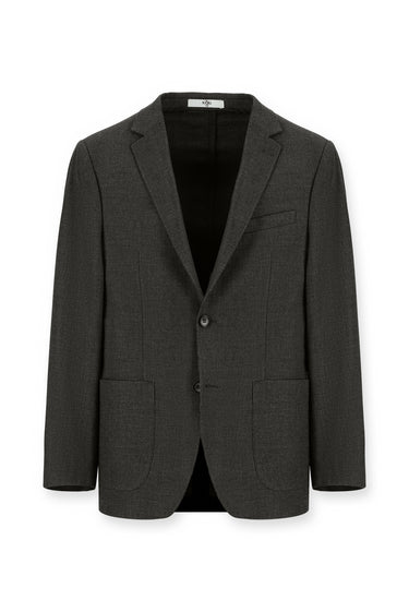 Acı Kahve Super Slim Fit Ekstra Dar Kesim Desenli Spor Ceket