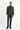 Koyu Füme Slim Fit Dar Kesim Klasik Desenli Örme Ceket