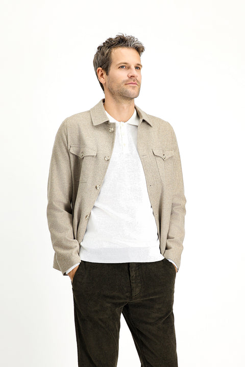 Orta Vizon 6 Drop Regular Fit Standart Kesim Yünlü Spor Ceket