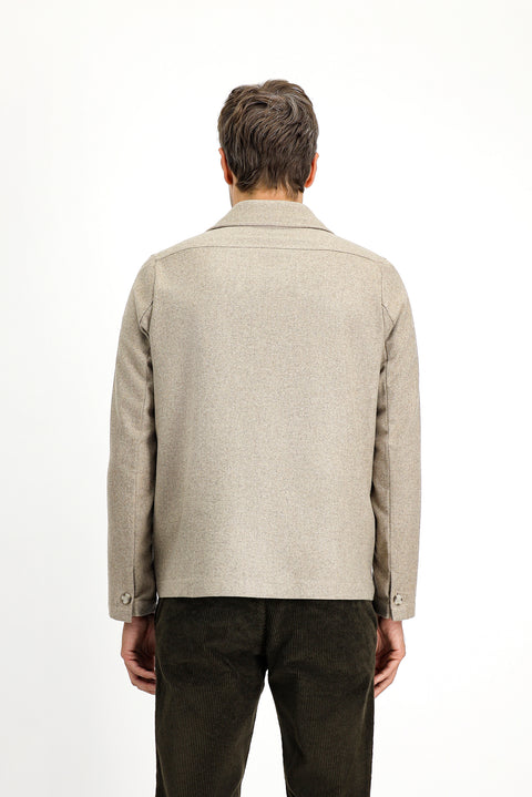 Orta Vizon 6 Drop Regular Fit Standart Kesim Yünlü Spor Ceket