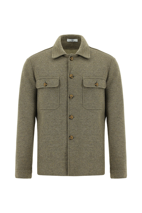 Orta Vizon 6 Drop Regular Fit Standart Kesim Yünlü Spor Ceket