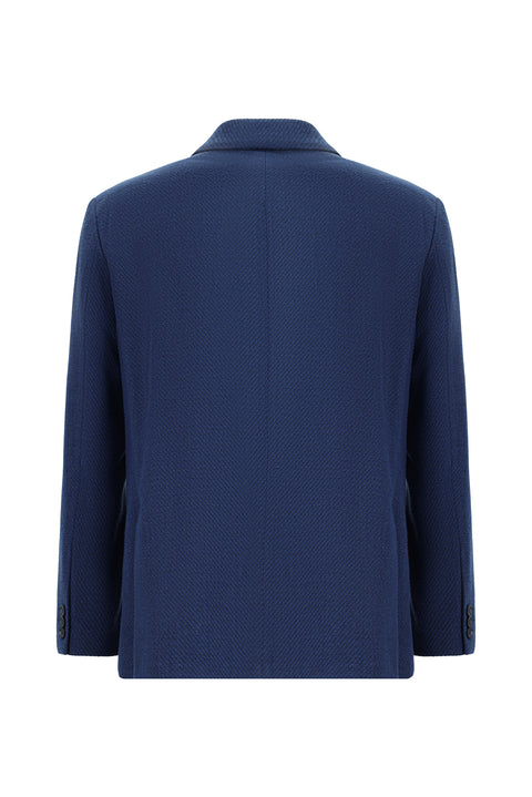 Medium Navy 6 Drop Regular Fit Standard Cut Wool Sport Jacket