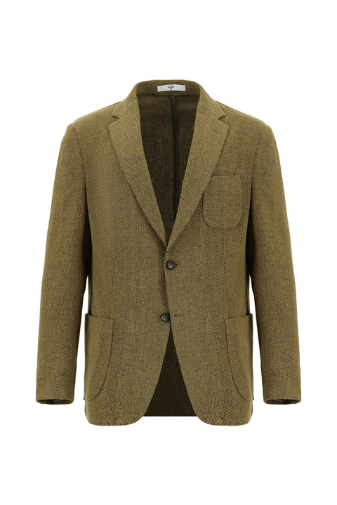 Camel 6 Drop Regular Fit Standard Cut Wool Sport Jacket