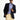 Koyu Lacivert Slim Fit Dar Kesim Desenli Spor Ceket