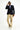 Koyu Lacivert Slim Fit Dar Kesim Desenli Spor Ceket