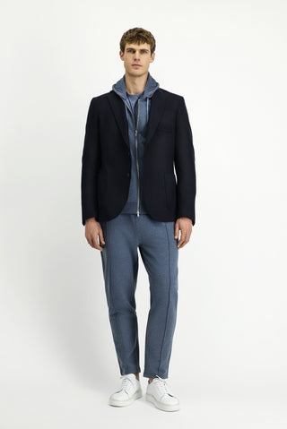  Siyah Lacivert Muscle Fit Likralı Spor Ceket