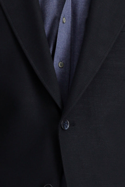 Siyah Lacivert 8 Drop Muscle Fit Uzun Atletik Kesim Likralı Spor Ceket