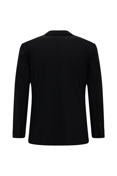Siyah Techno-Line Regular Fit Klasik Ceket