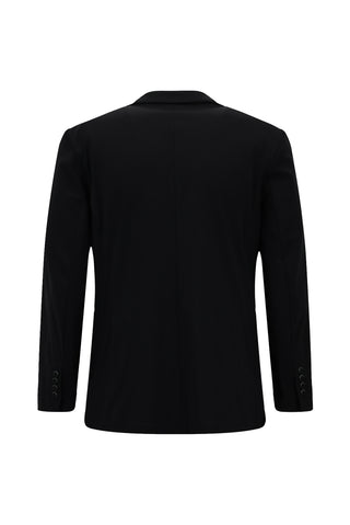  Siyah Techno-Line 6 Drop Regular Fit Standart Kesim Klasik Ceket