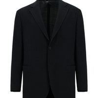 Koyu Antrasit Regular Fit Yünlü Spor İtalyan Ceket