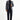 Orta Lacivert Super Slim Fit Ekstra Dar Kesim Yünlü Klasik Desenli Ceket