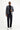  Orta Lacivert Super Slim Fit Ekstra Dar Kesim Yünlü Klasik Desenli Ceket
