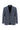 Orta Lacivert Super Slim Fit Ekstra Dar Kesim Yünlü Klasik Desenli Ceket