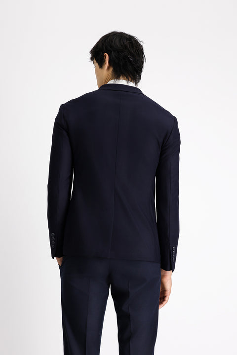 Koyu Lacivert Techno-Line 7 Drop Super Slim Fit Eksra Dar Kesim Spor Ceket