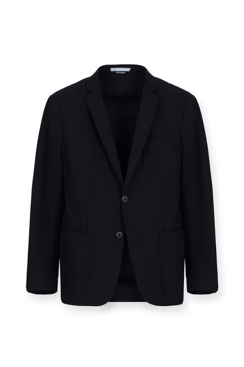 Koyu Lacivert Techno-Line 7 Drop Super Slim Fit Eksra Dar Kesim Spor Ceket