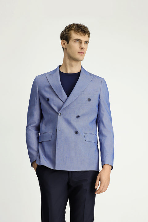 Mavi 6 Drop Regular Fit Standart Kesim Pamuklu Kruvaze Ceket