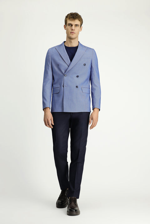 Mavi 6 Drop Regular Fit Standart Kesim Pamuklu Kruvaze Ceket