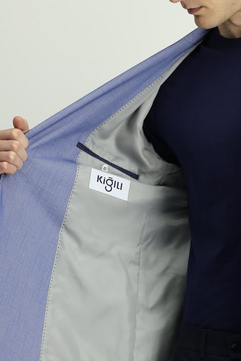 Mavi 6 Drop Regular Fit Standart Kesim Pamuklu Kruvaze Ceket