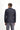 Koyu Lacivert Slim Fit Dar Kesim Desenli Yünlü Ceket