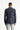  Orta Lacivert Super Slim Fit Ekstra Dar Kesim Desenli Spor Yünlü Ceket