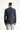 Orta Lacivert Super Slim Fit Ekstra Dar Kesim Desenli Spor Yünlü Ceket