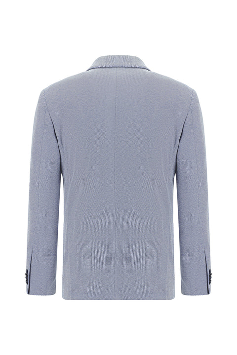 Mavi 7 Drop Super Slim Fit Eksra Dar Kesim Desenli Spor Pamuklu Ceket