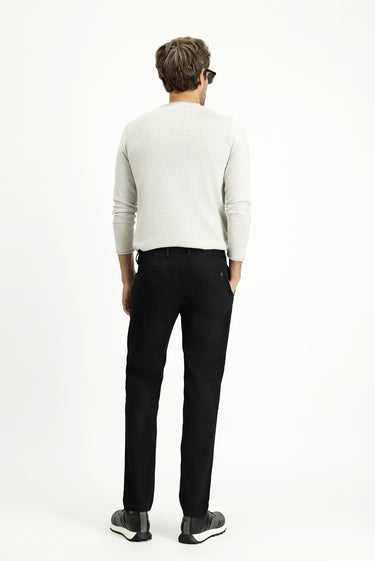 Koyu Füme Regular Fit Likralı Kanvas / Chino Pantolon