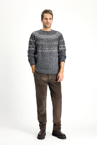  Koyu Vizon Regular Fit Pamuk Kadife Pantolon