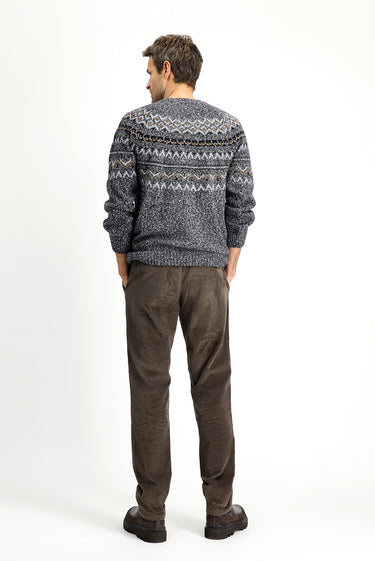 Koyu Vizon 4 Drop Relaxed Fit Rahat Kesim Pamuk Kadife Pantolon