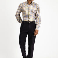 Koyu Antrasit Relaxed Fit Rahat Kesim Likralı Pileli Kadife Pantolon