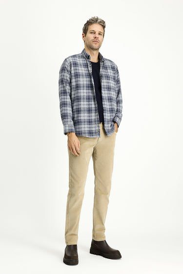  Orta Bej Relaxed Fit Rahat Kesim Likralı Kadife Pantolon